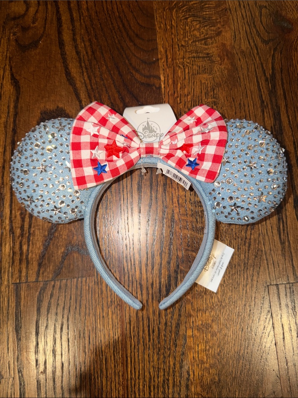 Disney 4th of July Rhinestone Minnie Ears Headband